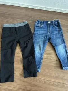 ストレッチパンツ、デニム