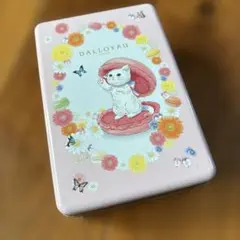 ダロワイヨ ジョセフィーニャ 缶 ケース DALLOYAU マカロン 猫 ねこ