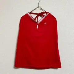 【美品】a.v.v ホルターネック タンクトップ レッド 42 L相当