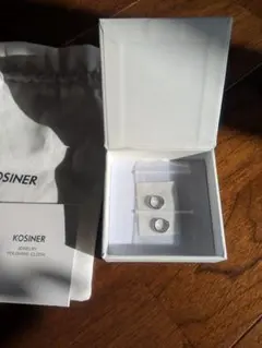 KOSINER s925シルバーピアス9mm　シンプル