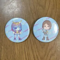 【匿配】ミルキーサブウェイ缶バッジ 2個セット　仙台限定