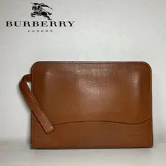 【値下げ】袋付き BURBERRY バーバリー　ブラウンレザー ビジネスバッグ BURBERRY（バーバリー） ビジネスバッグ ブリーフケース 書類カバン