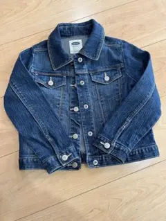 OLD NAVY ダークブルー Gジャン 4T