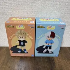 僕のヒーローアカデミア ちあぴこ 爆豪勝己 轟焦凍 フィギュア 2点セット