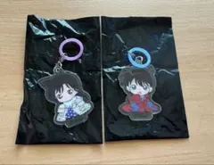 名探偵コナン 工藤新一、毛利蘭 ふらっとめじるしアクセサリー ちぢませ隊ver.