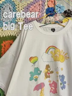 16.Care Bears ケアベア ビッグTシャツ ホワイト ファンシー古着のサムネイル