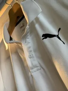 PUMAGOLF POLO white M