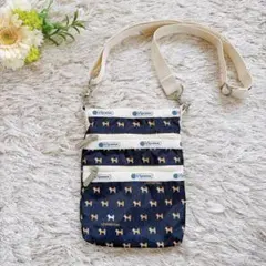 極美品✨レア✨レスポートサック デニム シバピクセル ミニショルダー