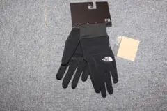 M黒ノースフェイス　手袋ウインドストッパーイーチップグローブ NN62309