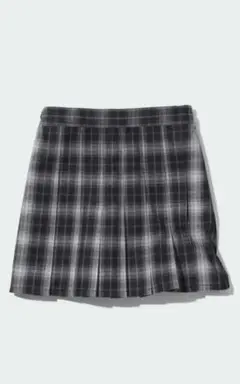 チェックプリーツミニスコート160