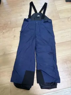 patagonia 子ども用オーバーオール ネイビースノーパイルビブ スキー