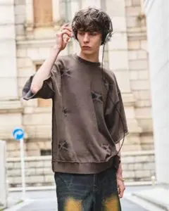 SWAGVIBE Pnched Dye Sweet Tee