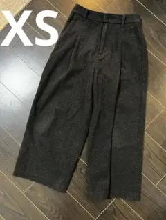股下54cmユニクロ＊ブラッシュドジャージータックワイドパンツ、XSコトニエ