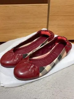 Burberry レディースシューズ ノバチェック レッドのサムネイル