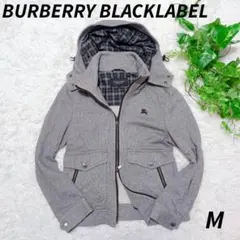 美品■バーバリー フード付き ジップアップ スウェット ジャケット ノバチェック