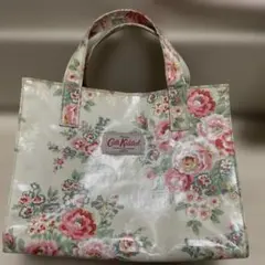 Cath Kidston グレー　お花　トートバッグ