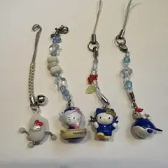 ご当地キティ ストラップ 4個セット