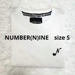ナンバーナイン ドレスシャツ 3 NUMBER NINE 白 長袖 音符 NUMBER NINE T-SHIRT / ナンバーナイン オールドモチーフロゴ Tシャツ