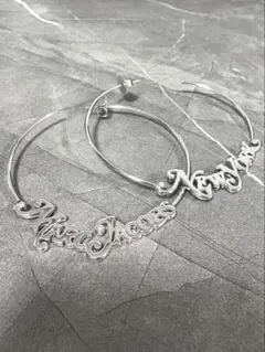 Marc Jacobs フープピアス シルバー