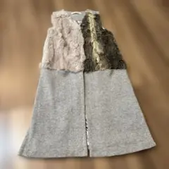 未使用に近い‼️ファーニットロングベスト