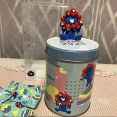ミャクミャク EXPO 2025 大阪関西万博 フィギュア 缶 お土産　お菓子