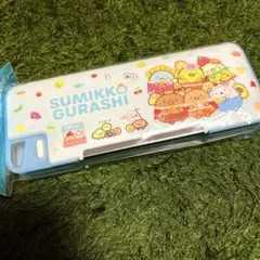 【新品未使用】すみっコぐらし　ソフトペンケース　ブルー