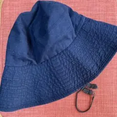 AFTERNOON TEAアウトドアハット ネイビー(クリップ付き)