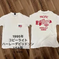90sハーレーダビッドソン両面プリントTシャツUSA製チャレンジャーシュプリーム