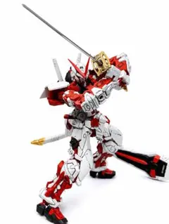 RG ガンダムアストレイレッドフレーム　部分塗装　ガンプラのサムネイル