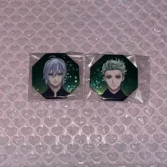 ツイステ ブレイジングジュエル ホログラム缶バッジ シルバー セベク