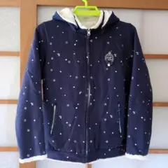 Mezzo Piano 星柄ネイビーパーカー