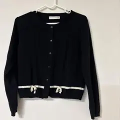 キャサリンコテージ　黒　カーディガン　150cm