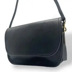 美品 オールドコーチ ショルダーバッグ 9937 斜め掛け　黒 USA製