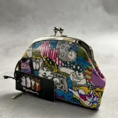 Manhattaner's ティンクルパース 二つ折り財布 吊り下がりソックス猫