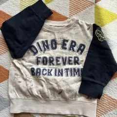 恐竜デザイン トレーナー 110cm