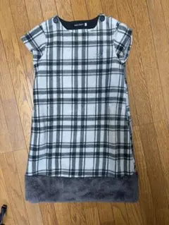 BeBe チェック柄ワンピース 140