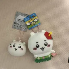 ちいかわ　ハワイアン　ぬいぐるみマスコット　ちいかわ　スクイーズ付き