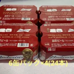 バドワイザー　サッカーワールドカップ2026 限定デザイン缶 6缶パック×4のサムネイル