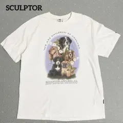 SCULPTOR スカルプター 韓国ブランド パピーフレンズ Tシャツ XLのサムネイル