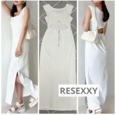 RESEXXY ノースリーブロングワンピース
