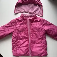UNIQLO ピンク ダウンコート 100cm