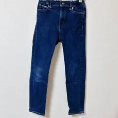 UNIQLO ユニクロ　キッズ　長ズボン 140 ダークブルー　ジーンズ　男の子