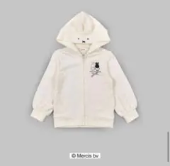 ミッフィー　なりきりフェイスプリントパーカー