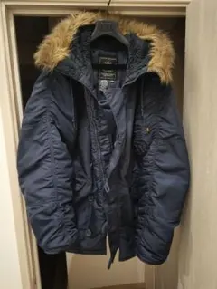 ALPHA N-3B ネイビー L ミリタリー ジャケット