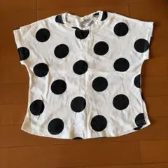 atree 黒ドット柄 Tシャツのサムネイル