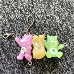 未使用　ケアベア　つまんでつなげてますこっと　3個セット