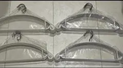 滑らないハンガー まとめ売り 10本 ホワイト 白