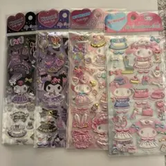 【正規品】サンリオ　マイコーディネートシール　マイメロ　クロミ　4枚セット