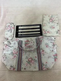Cath Kidston フラワープリント トートバッグ➕ポーチおまけ