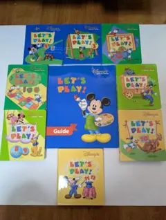 ディズニー英語システム　ワールドイングリッシュ　レッツプレイDVD12巻とガイド